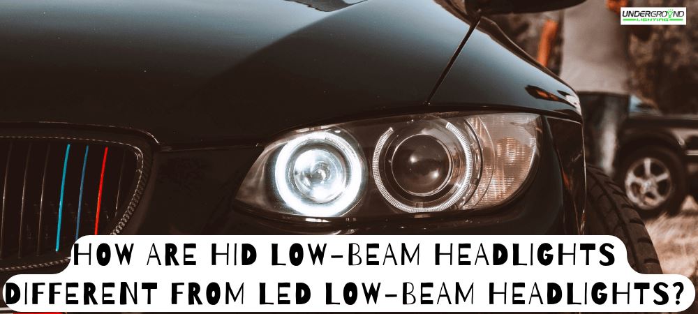 difference between high beam and low beam led headlights