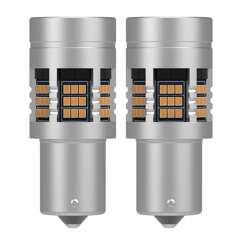 1156 Amber Turn Signal LED W/ Built in Resistors No Hyperflash (PAIR)