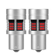 1156 Red Brake light, Turn Signal LED W/ Built in Resistors No Hyperflash (PAIR)