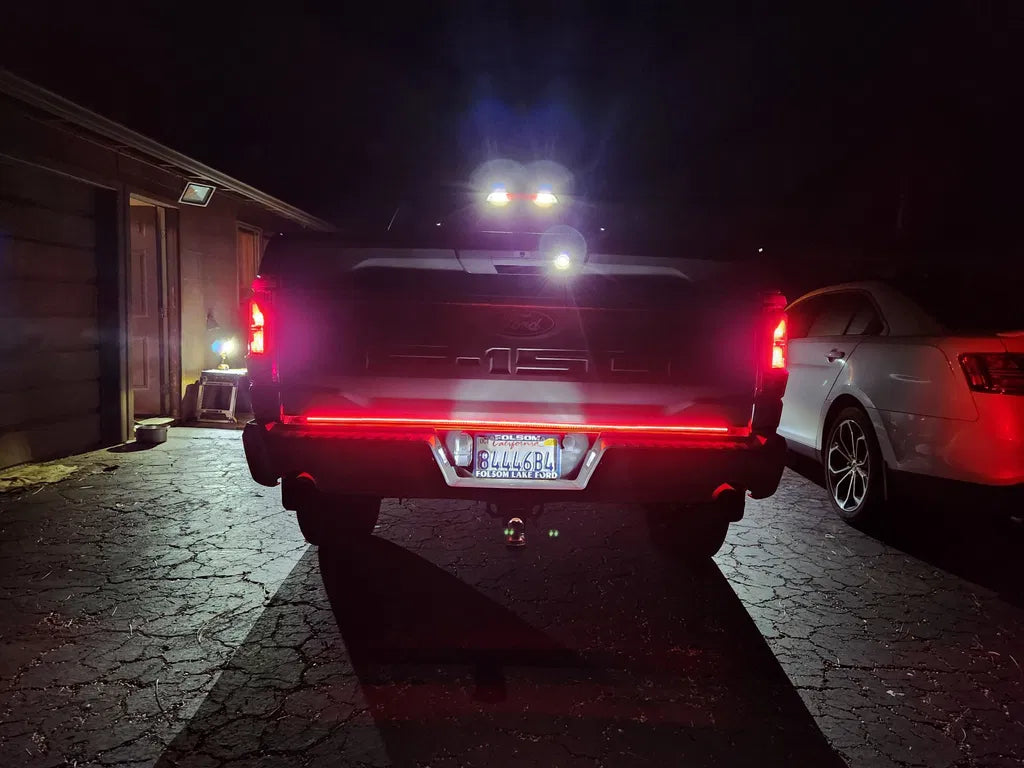 2021–2025 Ford F-150 4257 Red LED Tail/Brake & Rear Turn Signal Bulbs (Pair) – Built-In Resistor, No Hyperflash