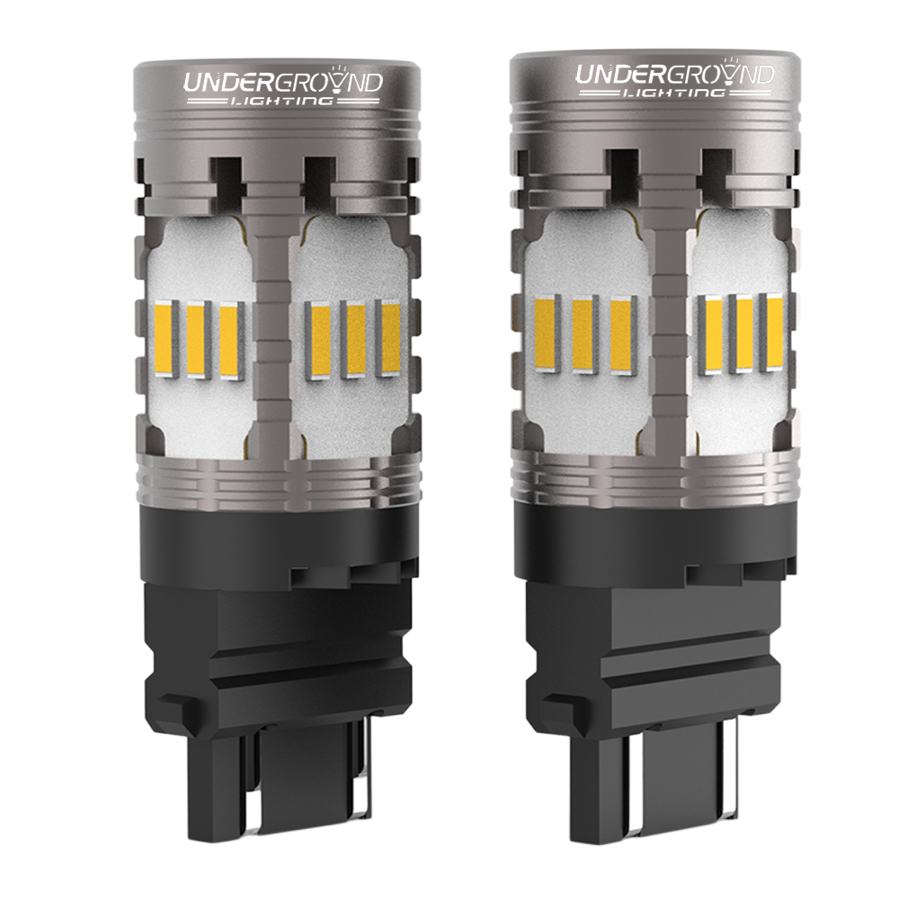 3156/3157 Amber Turn Signal LED W/ Built in Resistors No Hyper Flash (PAIR)