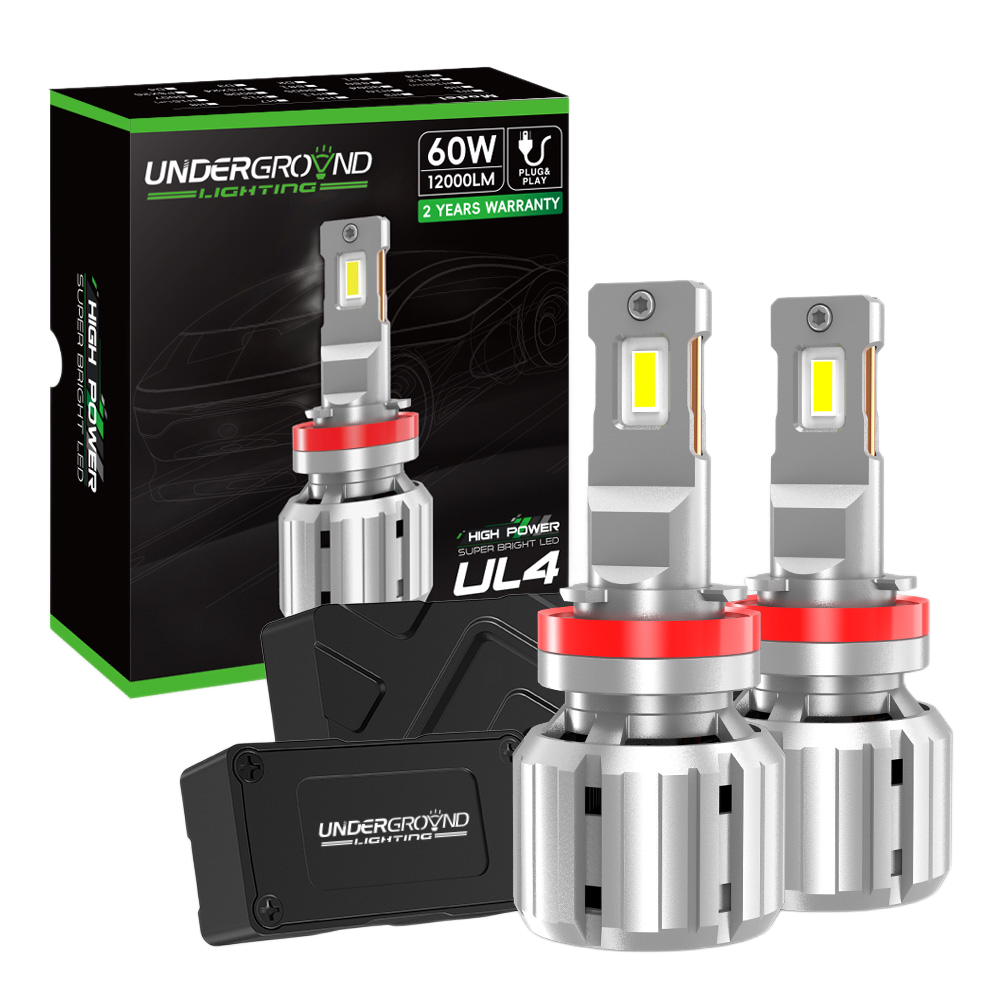 H11 LED kit | Canbus LED Headlight Bulbs | 60W 12000LM (PAIR)