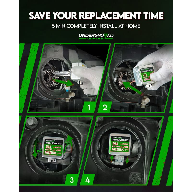 D3S HID Headlight Replacement Bulbs for 2015-2017 DODGE Viper (PAIR)