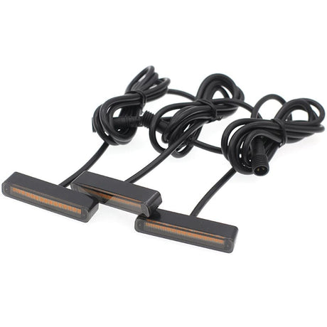 Universal LED Front Grille Lights for Trucks – Amber or White, Easy Install