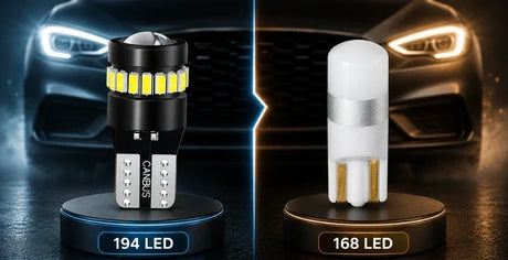 194 vs. 168 Bulbs: Key Differences, T10 Compatibility & LED Upgrade Guide
