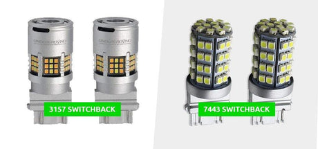 3157 Switchback LED Bulbs and 7443 Switchback LED Bulbs – What Makes them Different?
