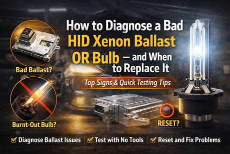 How to Diagnose a Bad HID Xenon Ballast OR Bulb— and When to Replace It?