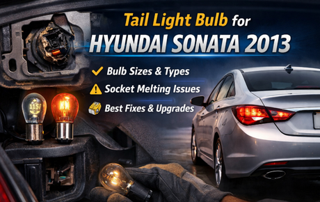 2013 Hyundai Sonata Tail Light Bulb — Exact Size, Replacement Steps & Common Issues