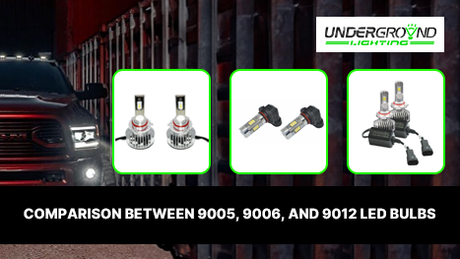 Comparison Between 9005, 9006, and 9012 LED Bulbs