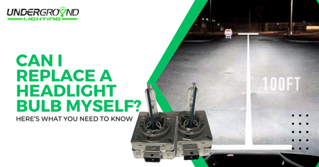 Can I replace a headlight bulb myself?
