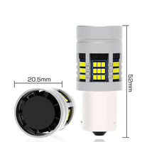 1156 White Canbus LED W/ Built in Resistors No Hyperflash (PAIR)