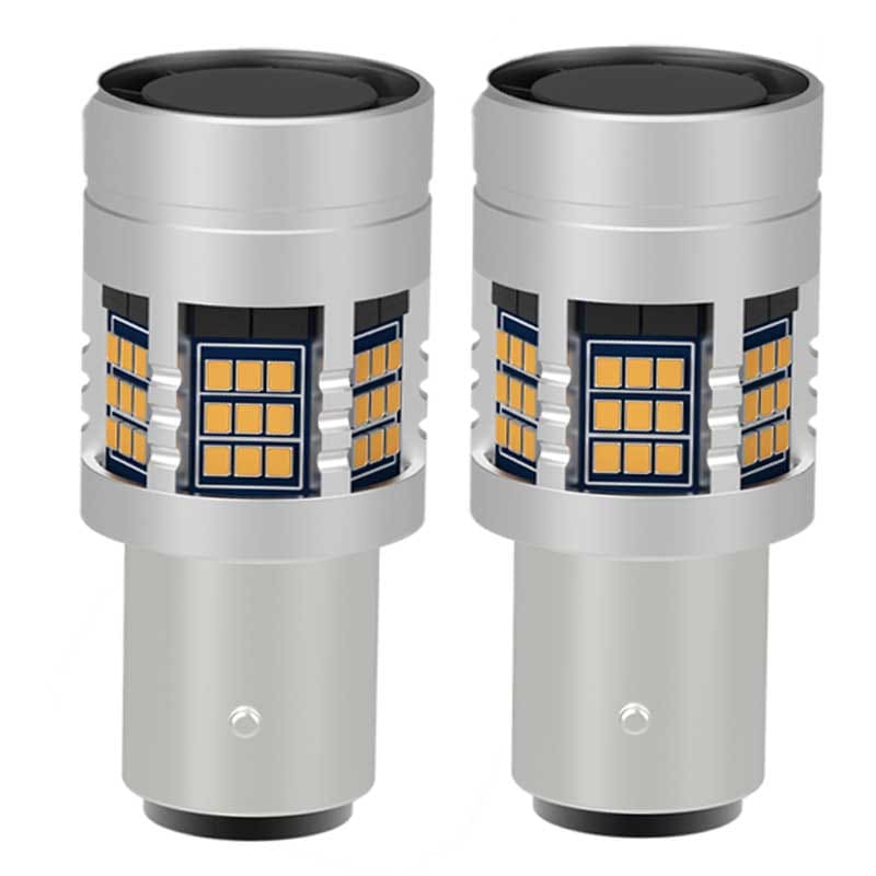 1157 Amber Turn Signal LED W/ Built in Resistors No Hyperflash (PAIR)