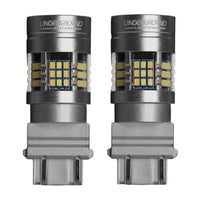 3157 Switchback LED Front Turn Signal Bulbs White Amber | Built in Resistors Dual Color No hyperflash