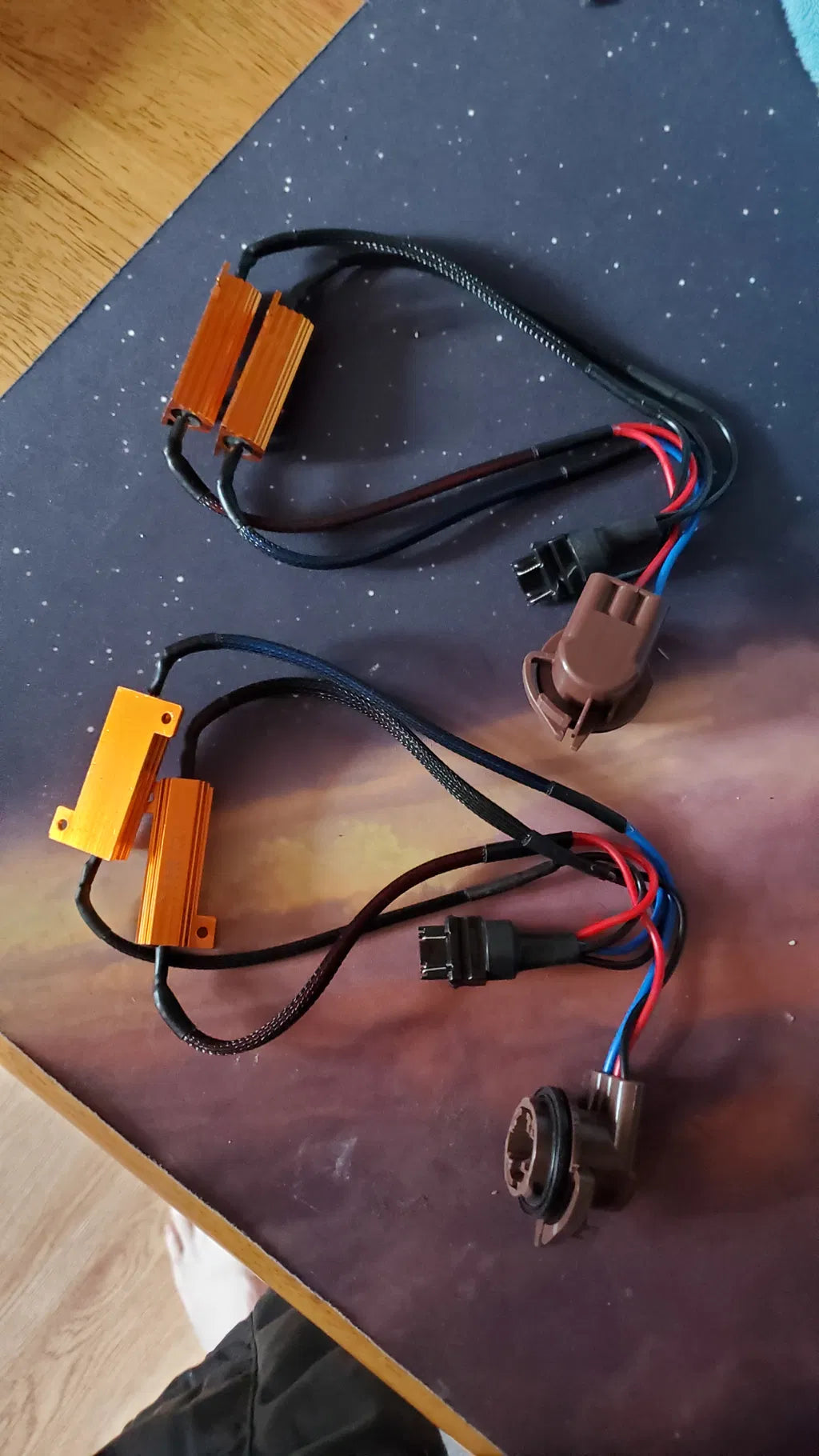 3157 Resistor Harness stops Hyper Flashing and Errors Plug and Play (PAIR)
