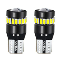 360-degree Error Free 18-SMD-5050 T10 194 2825 W5W LED Bulbs w/ Built-in Load Resistors (2 Pieces) - 6000K White - LEDS