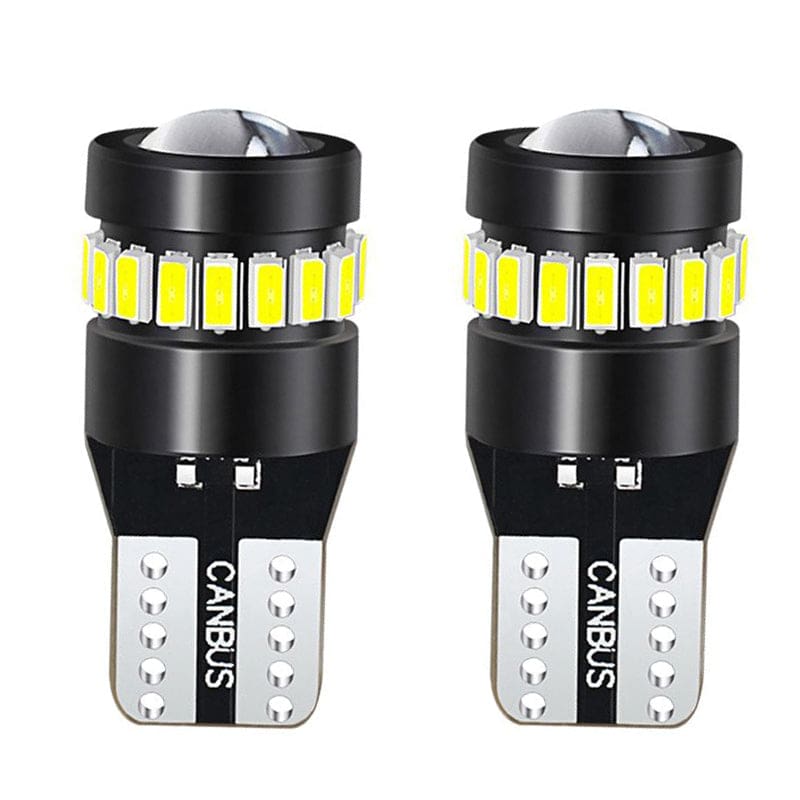 360-degree Error Free 18-SMD-5050 T10 194 2825 W5W LED Bulbs w/ Built-in Load Resistors (2 Pieces)