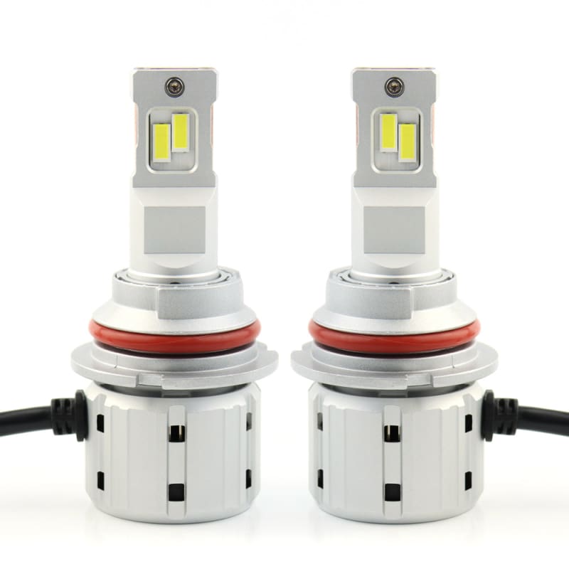 9007 LED Headlight Bulbs 60W 7000LM Plug and Play (2 Pieces) - 6000K White - LEDS