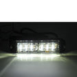 Dual Color Surface Mount Strobe Light - 12 LEDs Amber
