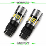 Two car light bulbs with 'Underground Lighting' branding on a white background.