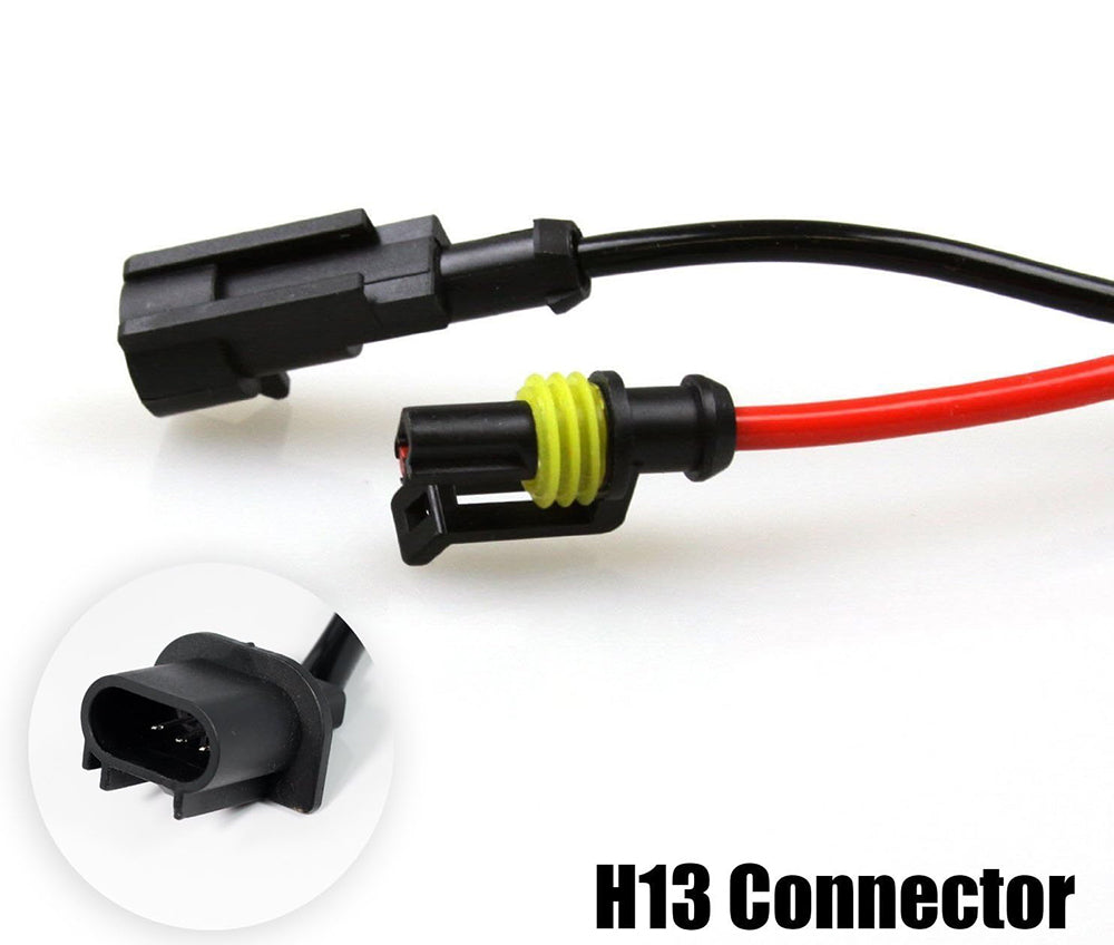 H13 HID Replacement Bulbs - 3700 Lumens (2 pieces)