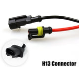 H13 HID Replacement Bulbs - 3700 Lumens (2 pieces)