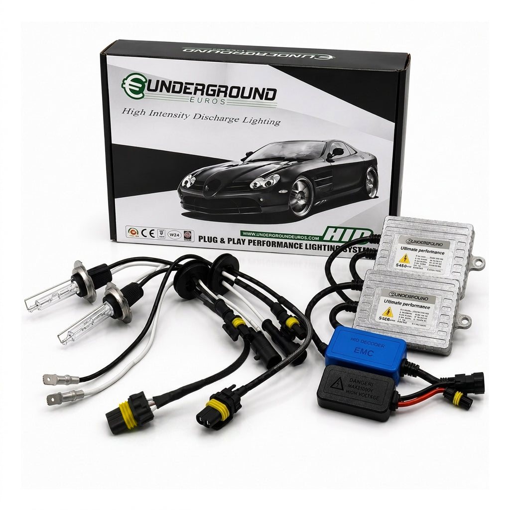 35W INSURANCE Gliter HIDフルキット H4D-D7000K Brightest H7 35W CANbus HID Conversion Kit | Underground Lighting