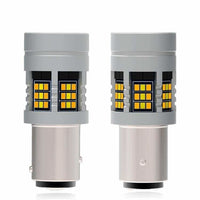 1157 Switchback W/ Built in Resistors Dual Color LED Turn Signal Light Bulbs White/Amber No hyperflash (PAIR)