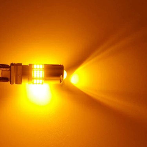 1999-2014 GMC Sierra LED Front Turn Signal Bulbs W/ Built in Resistor No hyperflash (PAIR) LEDS Underground Lighting Amber 