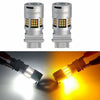 1999-2014 GMC Sierra LED Front Turn Signal Bulbs W/ Built in Resistor No hyperflash (PAIR) LEDS Underground Lighting Amber White 
