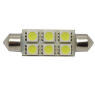 211 42mm 6 SMD Festoon Style LED Bulbs LEDS Underground Lighting 