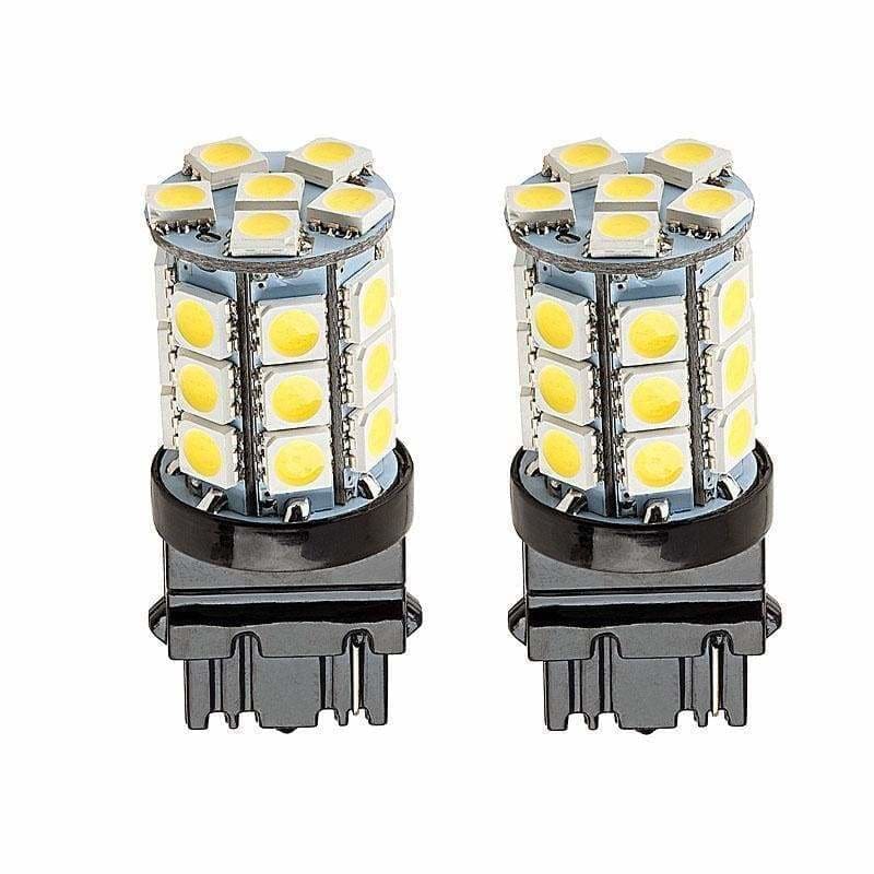 27 LED 5050 360-Degree Shine 3156 4156 T20 LED Bulbs (2 Pieces) LEDS Underground Lighting 