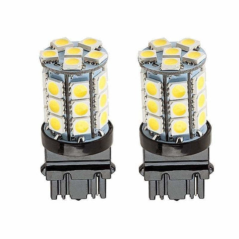 27 LED 5050 360-Degree Shine 3156 4156 T20 LED Bulbs (2 Pieces) LEDS Underground Lighting 