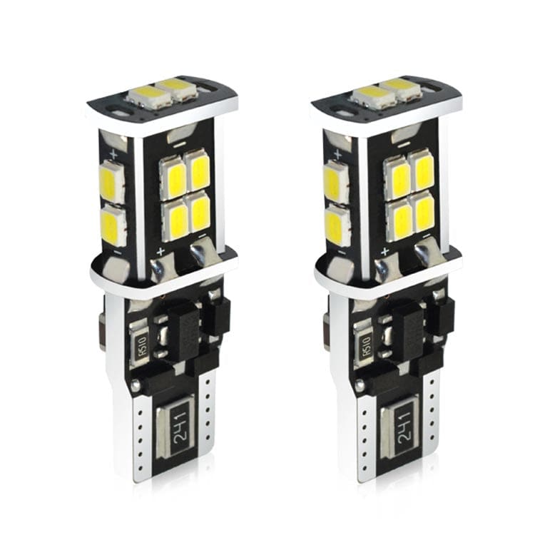 360-degree Error Free 13-SMD-5050 T10 921 W5W LED Bulbs w/ Built-in Load Resistors (2 Pieces)