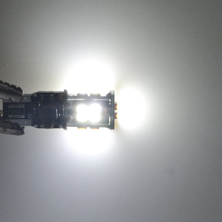 360-degree Error Free 13-SMD-5050 T10 921 W5W LED Bulbs w/ Built-in Load Resistors (2 Pieces) white