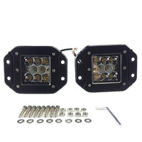 40W 4000LM Spot Flood Combo Flush Mount Cube LED Light (2 Pieces)