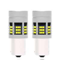 7507 PY21 White Canbus LED W/ Built in Resistors No Hyper Flash (PAIR)