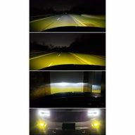 9006 40W 6000LM LED Fog Light Kit (PAIR) LEDS Underground Lighting 3000K Yellow 
