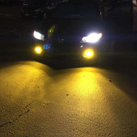 9006 Yellow LED Fog Light Bulbs, 3200LM for Cars Trucks (2 Pieces)