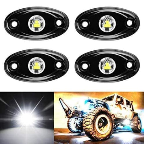 9w Off Road White LED Rock Light Trucks Underground Lighting 