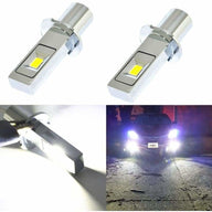 H3 LED 2000LM CSP Chips for Cars, Tucks Fog Light Bulbs (2 Pieces) 6000K White