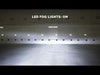 H3 40W 6000LM LED Fog Light Kit (PAIR)