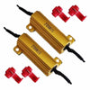 LED Load Resistors 50W 6 Ohm for LED Turn Signal Lights (Fix Hyper Flash, Warning Canceler) (2 Pieces) Load Resistors Underground Lighting 