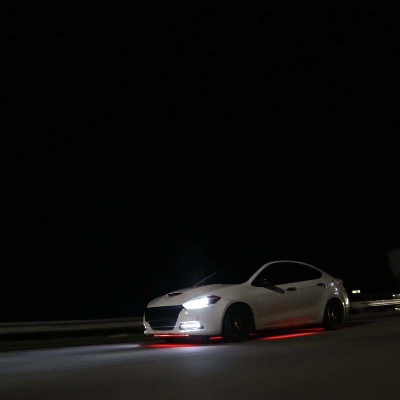 Multicolor RGB LED Vehicle Underglow Kit - Bluetooth Controlled